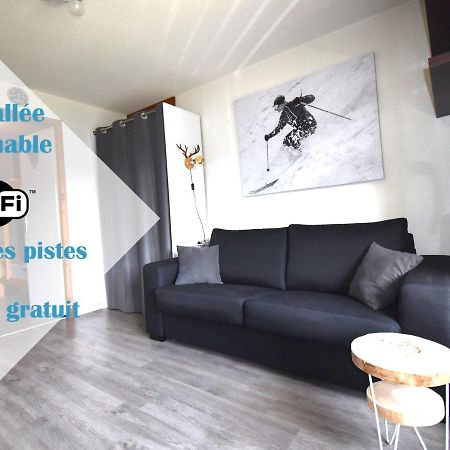 Au Pied Des Pistes B31, Chaleureux Studio 4 Pers, Vue Sur La Vallee Imprenable Avec Wifi, Draps Non Compris Saint-Jean-dʼAulps Exterior foto