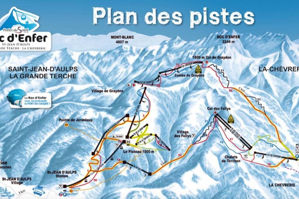 Au Pied Des Pistes B31, Chaleureux Studio 4 Pers, Vue Sur La Vallee Imprenable Avec Wifi, Draps Non Compris Saint-Jean-dʼAulps Exterior foto