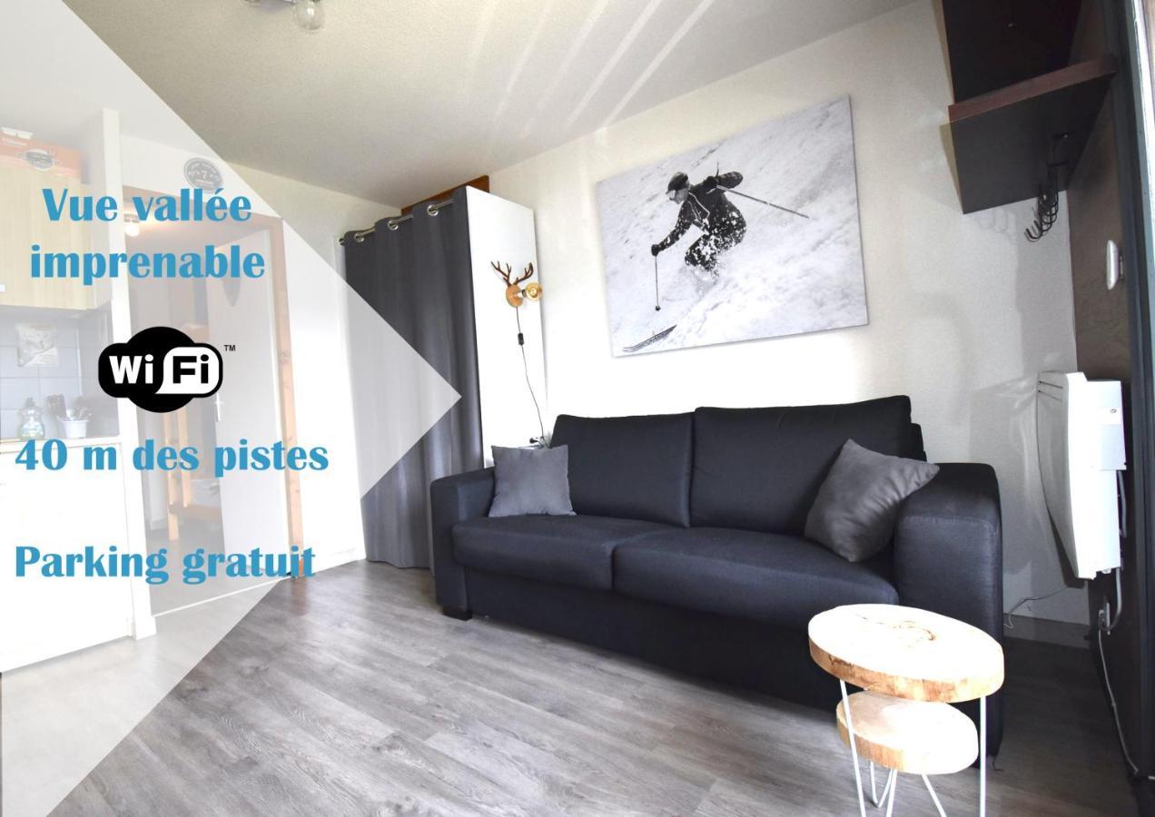 Au Pied Des Pistes B31, Chaleureux Studio 4 Pers, Vue Sur La Vallee Imprenable Avec Wifi, Draps Non Compris Saint-Jean-dʼAulps Exterior foto